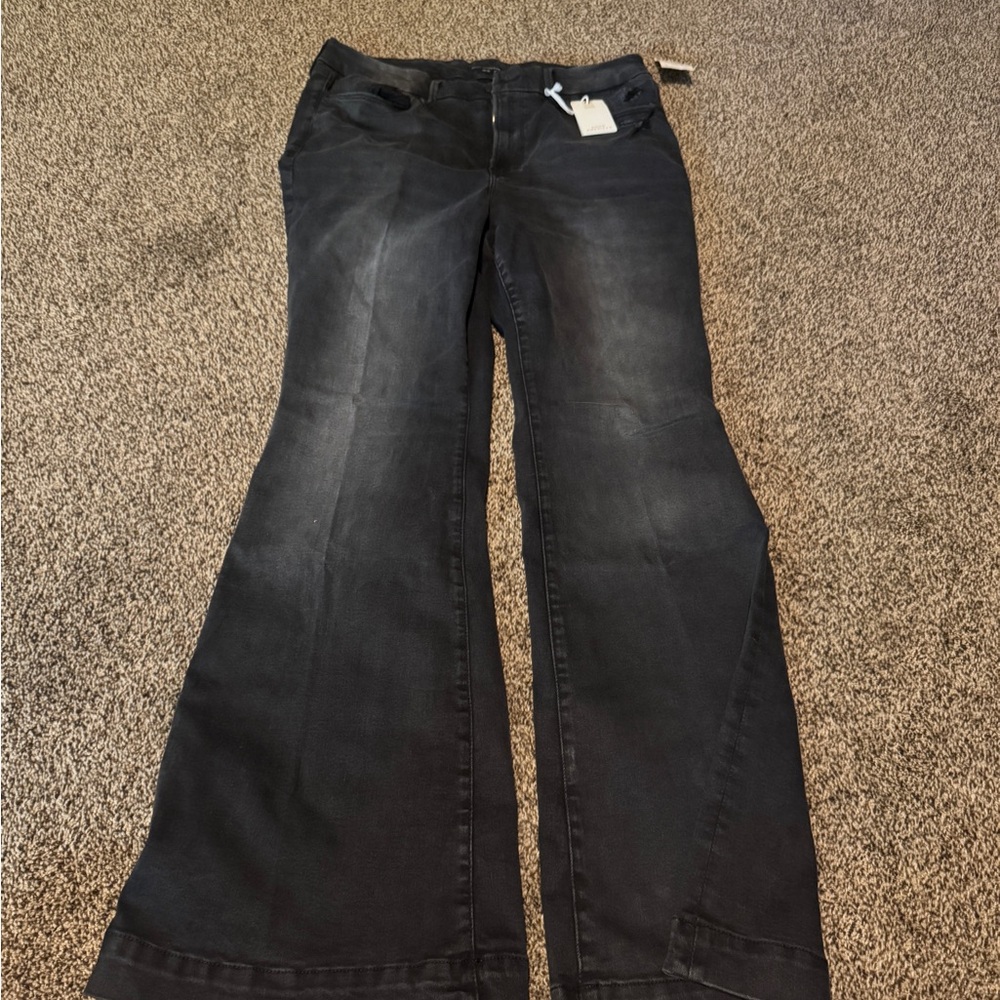 Good American Dark Flare Jeans